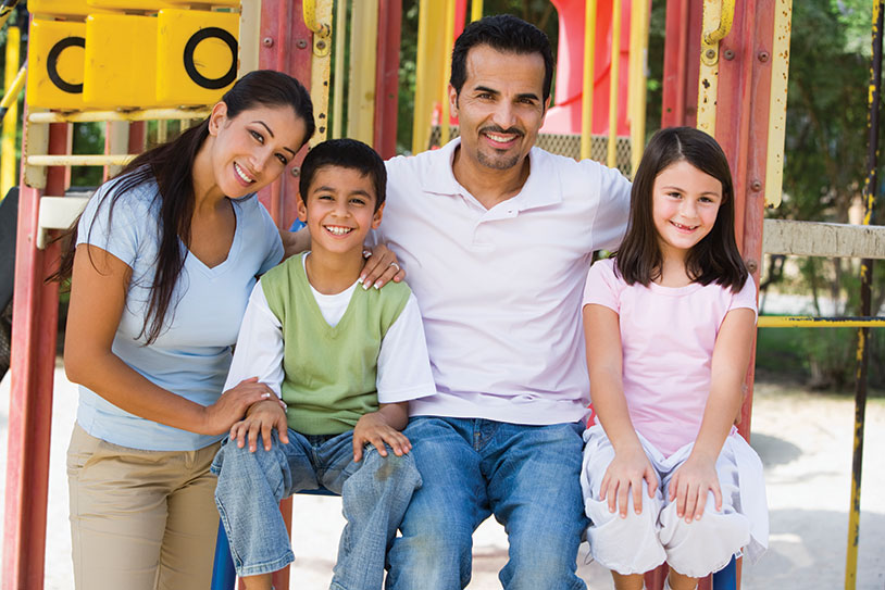 A family smiling. Links to Gifts of Life Insurance A family smiling. Links to Gifts of Life Insurance