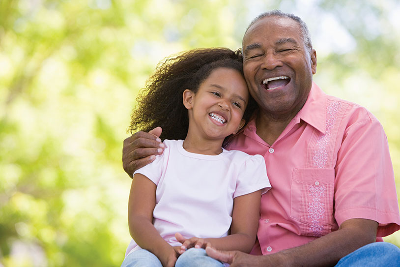 A grandfather and granddaughter smiling. Links to Gifts That Protect Your Assets A grandfather and granddaughter smiling. Links to Gifts That Protect Your Assets