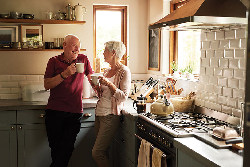 Couple in the kitchen drinking coffee. Links to Gifts of Appreciated Securities Couple in the kitchen drinking coffee. Links to Gifts of Appreciated Securities