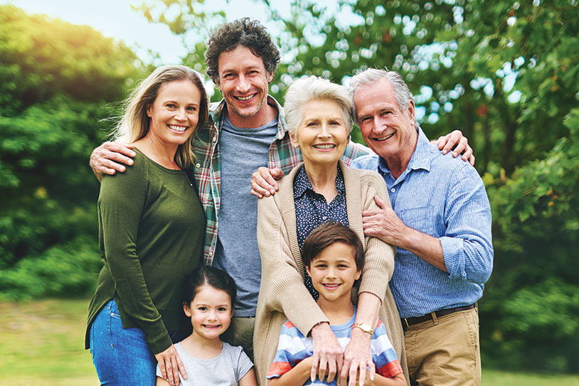 Family smiling. Links to Closely Held Business Stock Family smiling. Links to Closely Held Business Stock