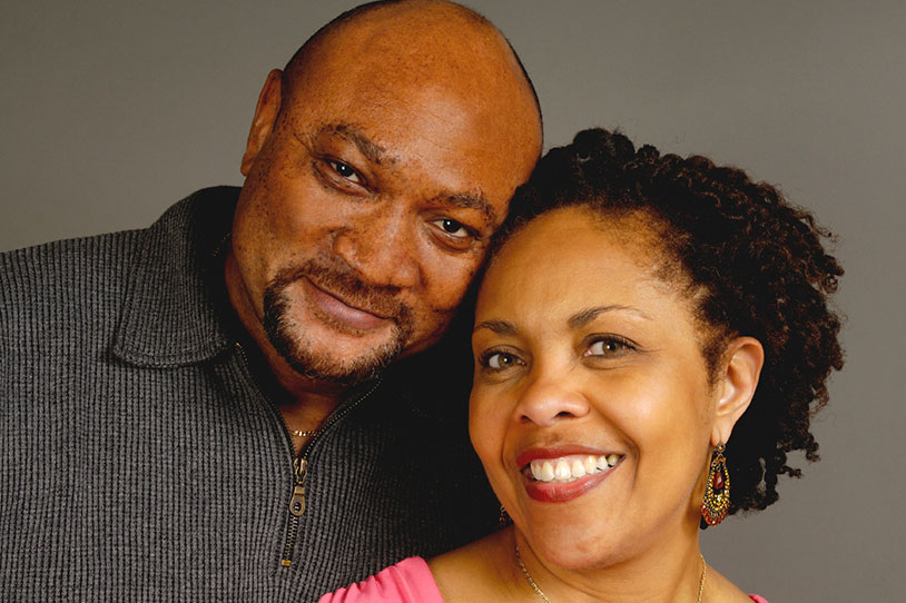 Photo of a couple smiling. Link to Life Stage Gift Planner Under Age 60 Situations.