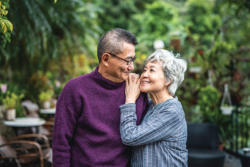 A couple smiling. Links to Donor-Advised Funds A couple smiling. Links to Donor-Advised Funds