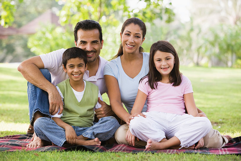 Family smiling. Links to Gifts by Estate Note Family smiling. Links to Gifts by Estate Note